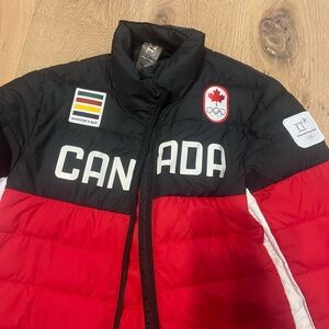 Authentic Pyeongchang 2018 Team Canada puffer coat